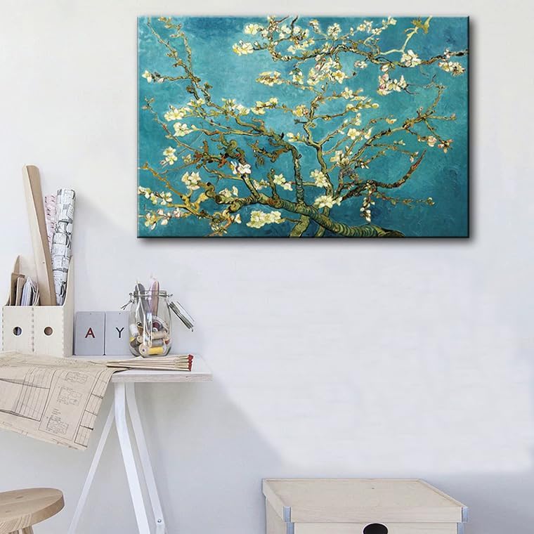 weiyiart Vincent Van Gogh Almond Blossom Canvas Wall Art Unframed Classic - Image 3
