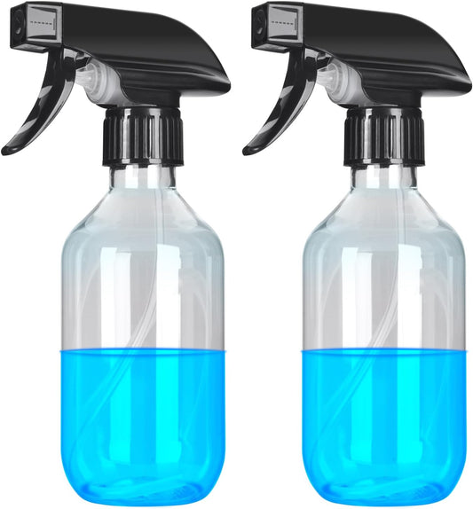 Plastic Spray Bottles - 10.5OZ/300ML Empty Spray Bottles for Cleaning Solutions, Plants, Pet, Essential Oils, Hair, Cooking - Mist/Stream Water Bottle