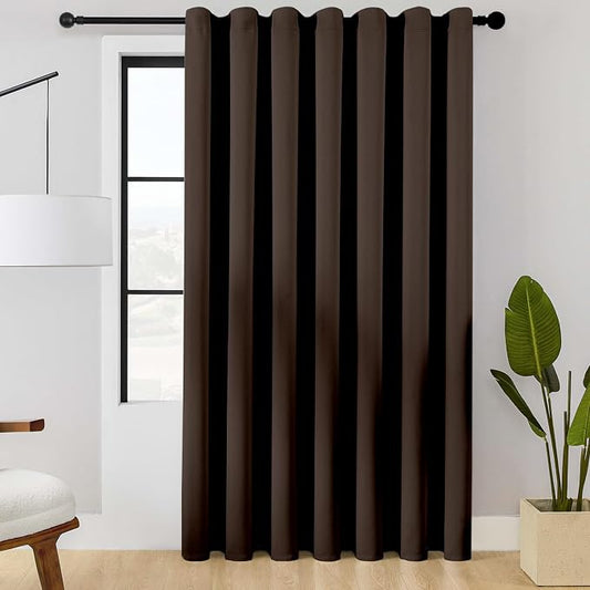 ChrisDowa Room Divider Curtain 96 Inches Long, Wide Blackout Sliding Door by ChrisDowa