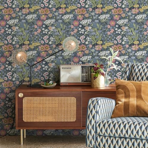 Orainege Vintage Floral Wallpaper Peel and Stick Wallpaper - Image 5