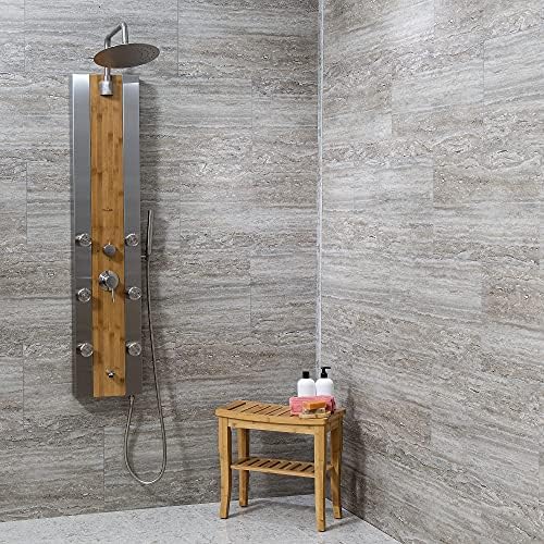 Palisade 25.6 in. x 14.8 in. Vinyl Wall Tiles in Grecian Earth - Image 2