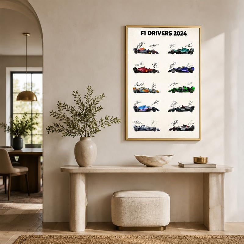 InkFlow Posters Car Racing Canvas Poster - Image 6