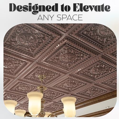 Art3d PVC Drop Ceiling Tiles 24x24 in, 48 Sq.Ft - Image 5