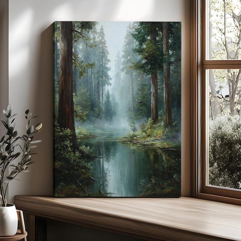 Serene Landscape Canvas Wall Art - Image 3