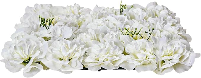 VEVOR 3D Flower Wall Panel, Artificial Floral Wall Background Mesh Backing Mat - Image 9