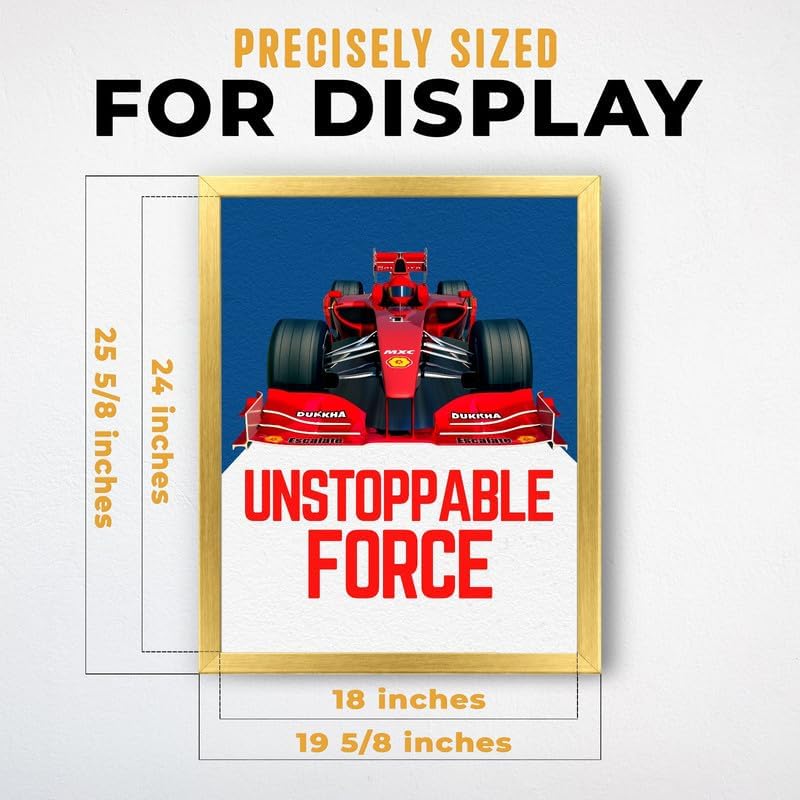 InkFlow Posters Racing Car Canvas Poster - Image 3