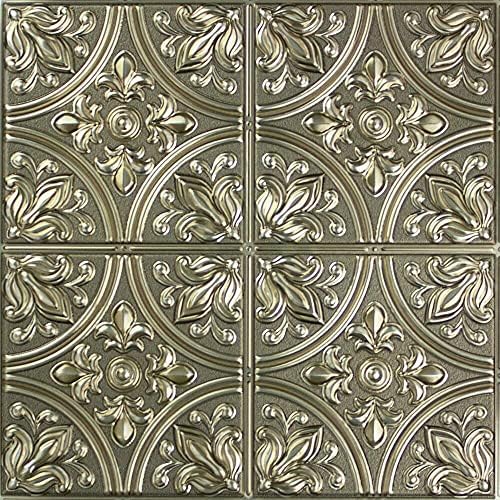 RoomMates StickTiles Gold Tin | Peel and Stick | Pack of 2 - Image 7