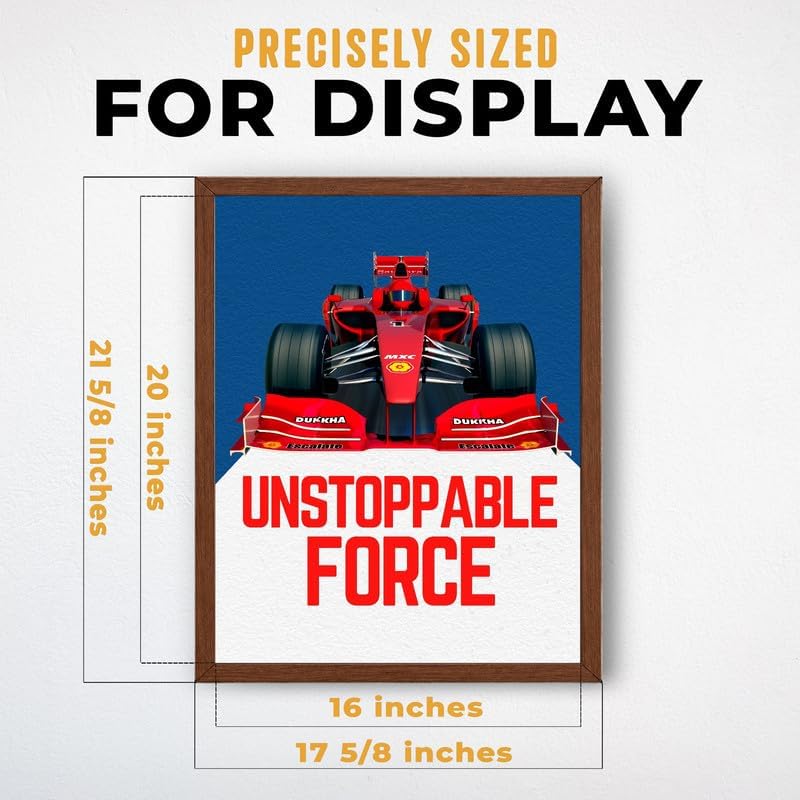 InkFlow Posters Racing Car Canvas Poster - Image 3