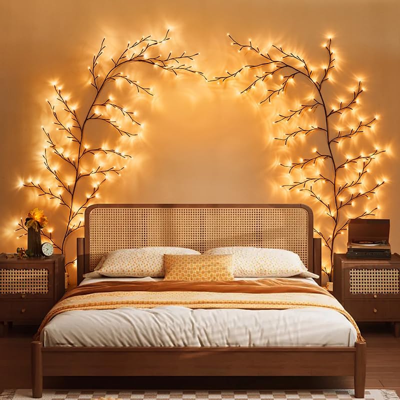 Bexdir Enchanted Willow Vine Lights 9.3ft 160LED, Lighted Branches by Bexdir