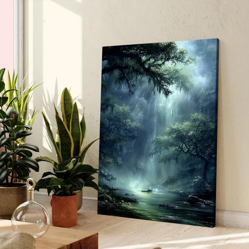 Serene Landscape Canvas Wall Art - Image 4
