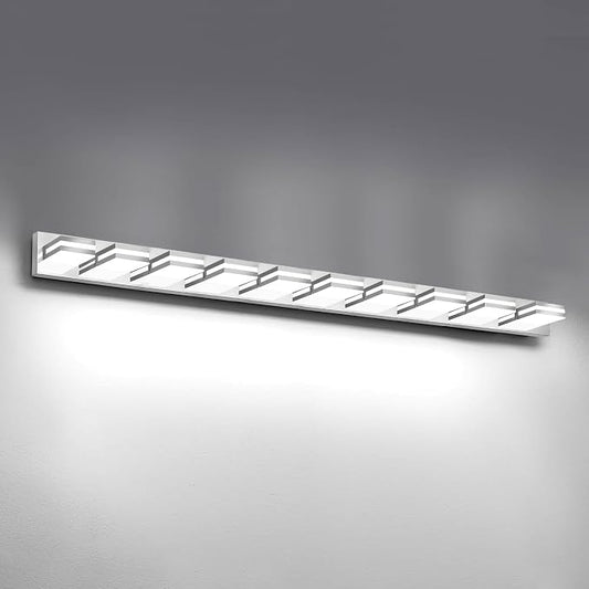 IZORRO LED Modern Bathroom Lights Fixtures, Chrome Acrylic Wall Lighting by IZORRO