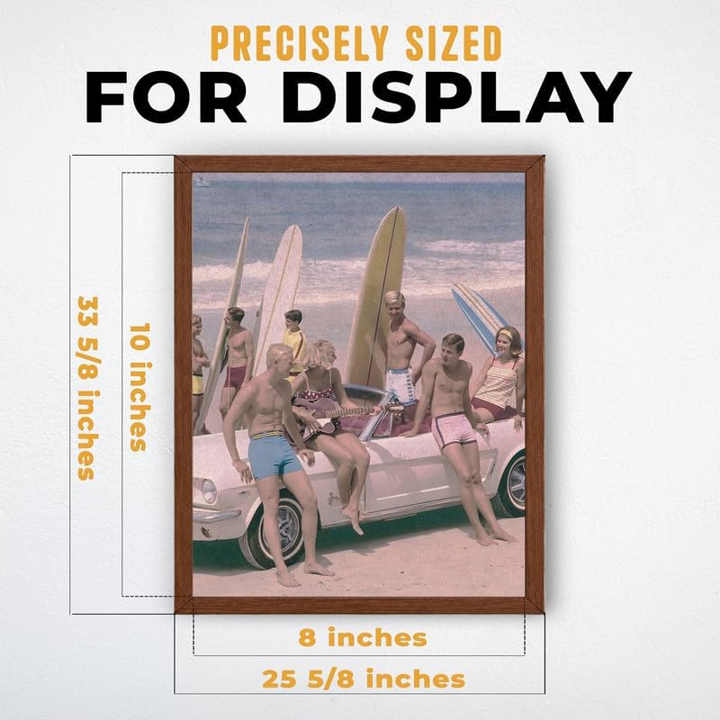 InkFlow Posters Surfers on a Beach Canvas Poster - Image 3