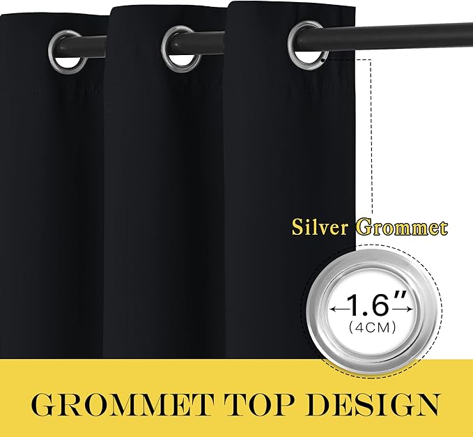 NICETOWN Black Out Blinds for Sliding Doors - Image 2