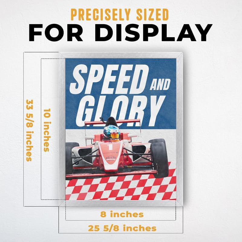InkFlow Posters Racing Car Canvas Poster - Image 3