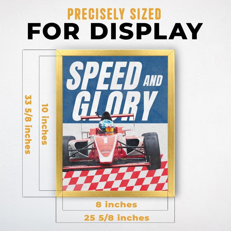 InkFlow Posters Racing Car Canvas Poster - Image 3