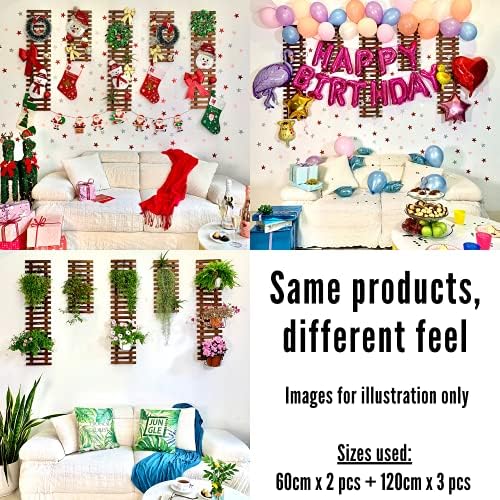 ShopLaLa Wooden Wall Planter Wood Hanging Planters - Image 6