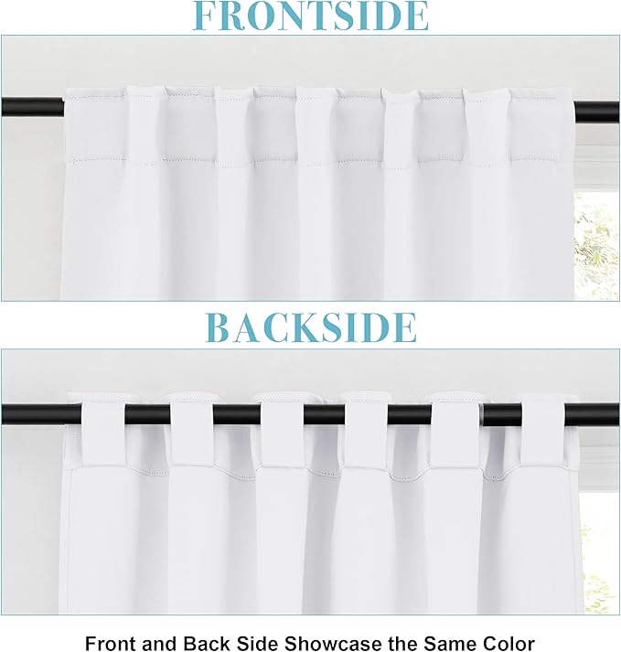RYB HOME Half Blackout Curtains - Image 3