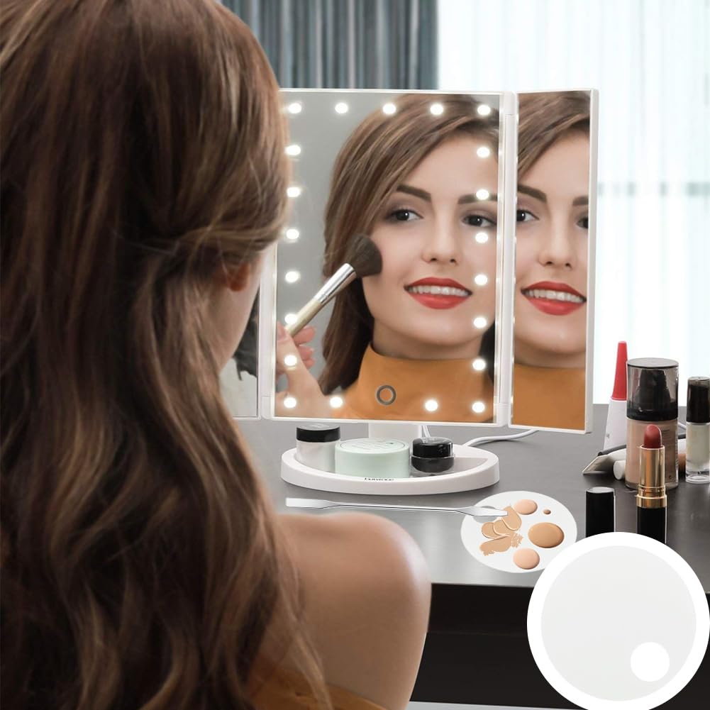 3 Pack Nail Art Palette with 3 Pcs Spatula Makeup Tray Foundation Mixing Palette Professional Cosmetic Stiring Tools for Women and Girls Liquid Foundation Lipstick Concealer