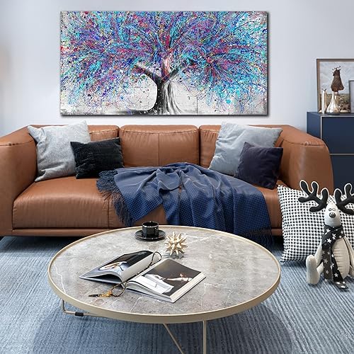 GUGIKA Tree Canvas Wall Art for Living Room, Abstract Print Painting Picture - Image 5