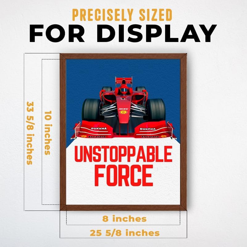 InkFlow Posters Racing Car Canvas Poster - Image 3