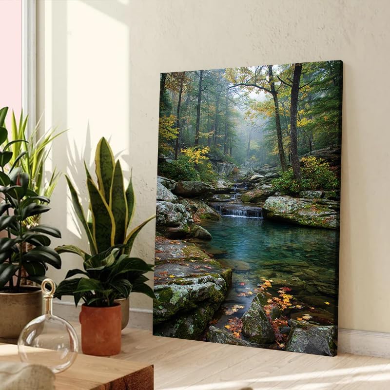 Serene Landscape Canvas Wall Art - Image 4