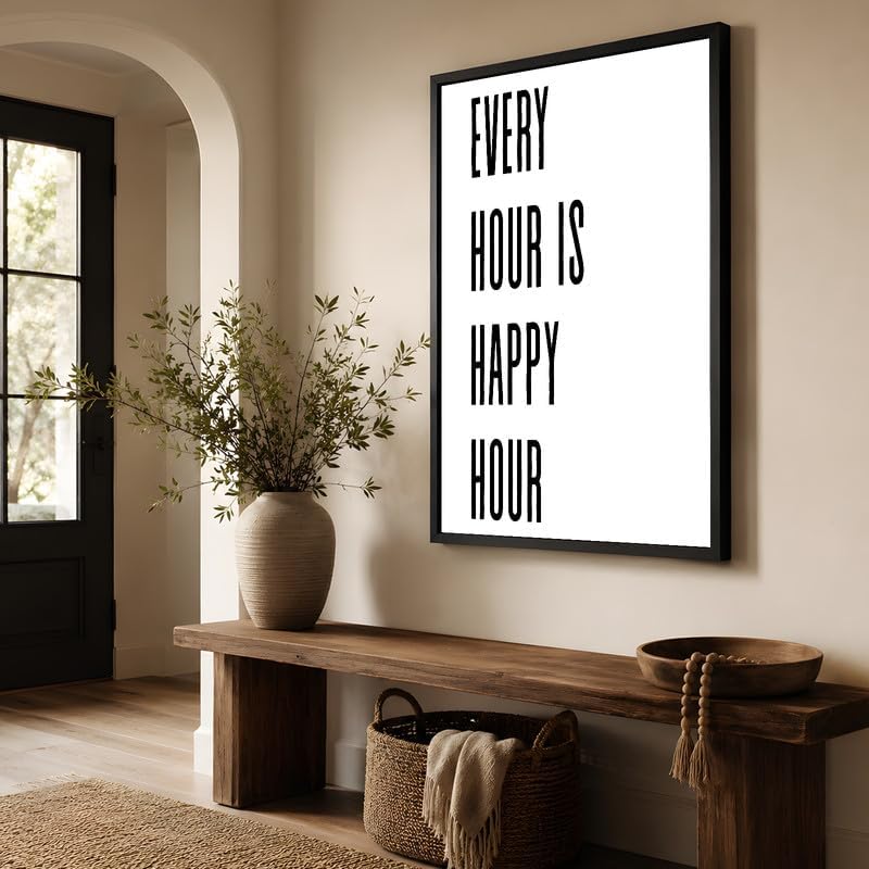 InkFlow Posters Every Hour Happy Hour Canvas Poster - Image 3