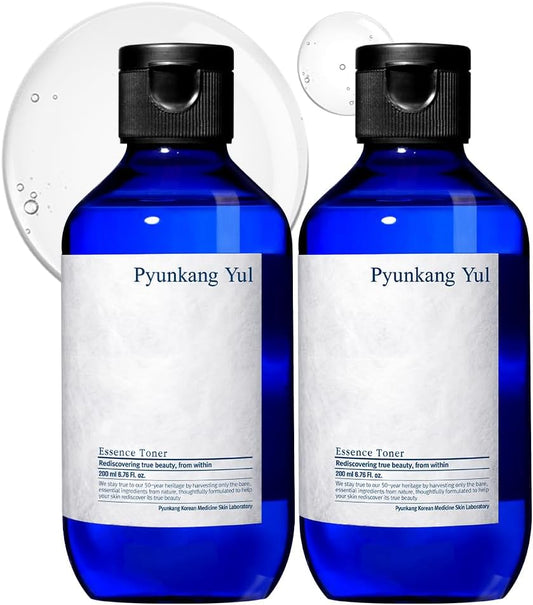 Pyunkang Yul PKY Essence Toner Bundle for Deep Hydration, Highly Concentrated Essence Facial Toner, Minimal Ingredients, Zero-Irritation, Korean Skincare (6.8 Fl. Oz, 200ml, 2pcs)