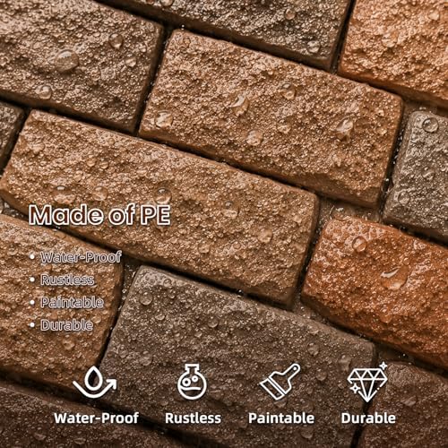 3D Wall Panels Peel and Stick, 3D Brick Wallpaper Peel and Stick, Faux Stone - Image 3
