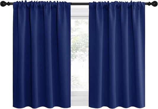 NICETOWN 2 Panels Blackout Curtains, Rod Pocket Thermal Insulated Drapes by NICETOWN