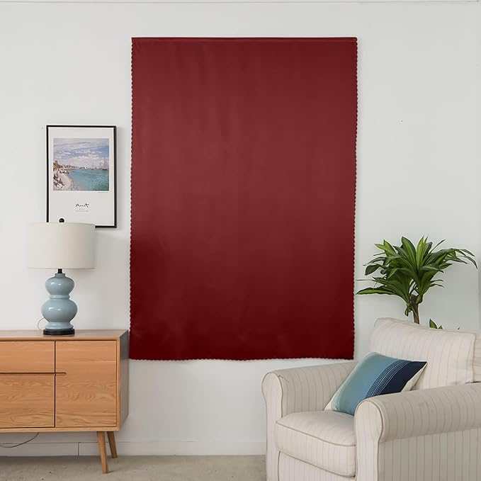 AJAZZ Self Adhesive Curtains 100% Blackout Shades Window Cover Sticky Curtain - Image 8
