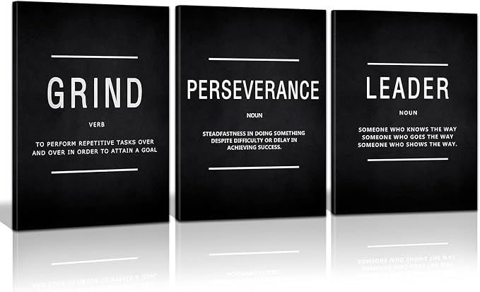 KAWAHONE Inspirational Grind Wall Art by KAWAHONE