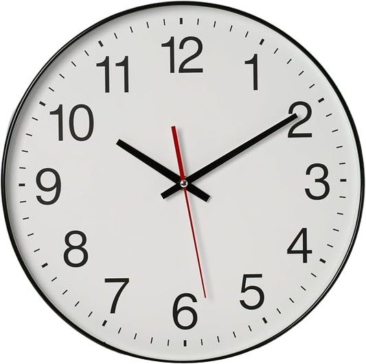 Spinaround Wall Clock, Modern Wall Clocks Battery, Silent Non-Ticking Analog by Unknown