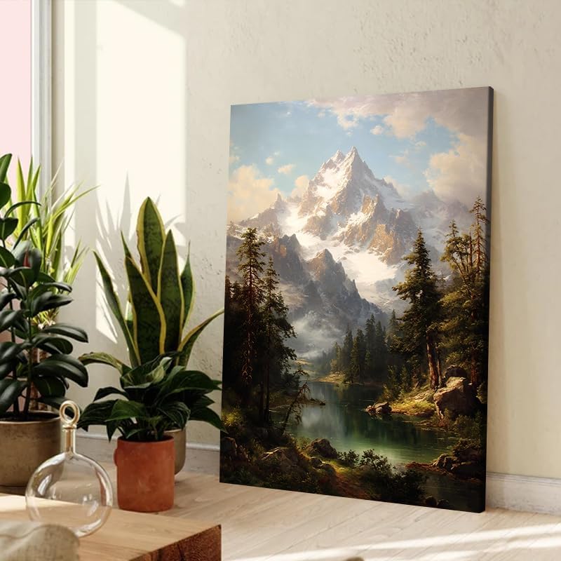 Serene Landscape Canvas Wall Art - Image 4