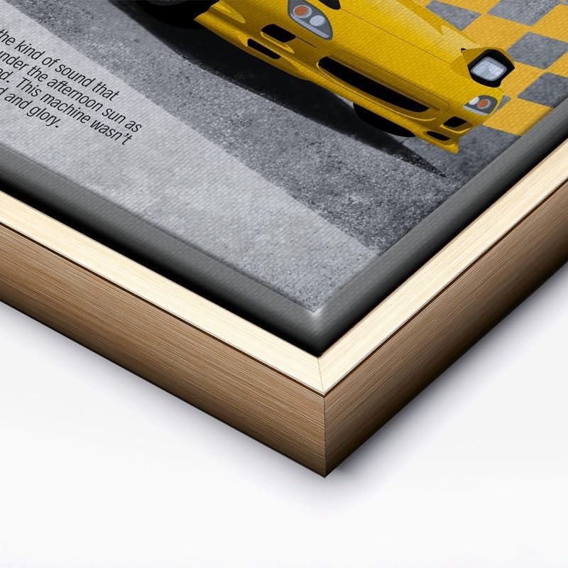 InkFlow Posters Retro Sports Car Canvas Poster - Image 2