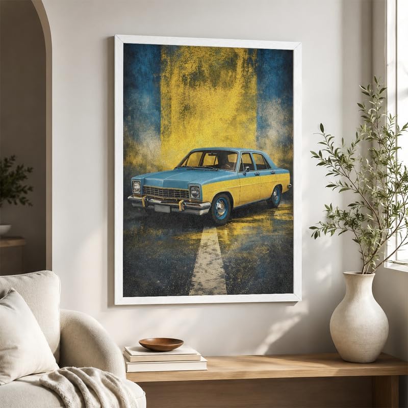 InkFlow Posters Vintage Car Canvas Poster - Image 6