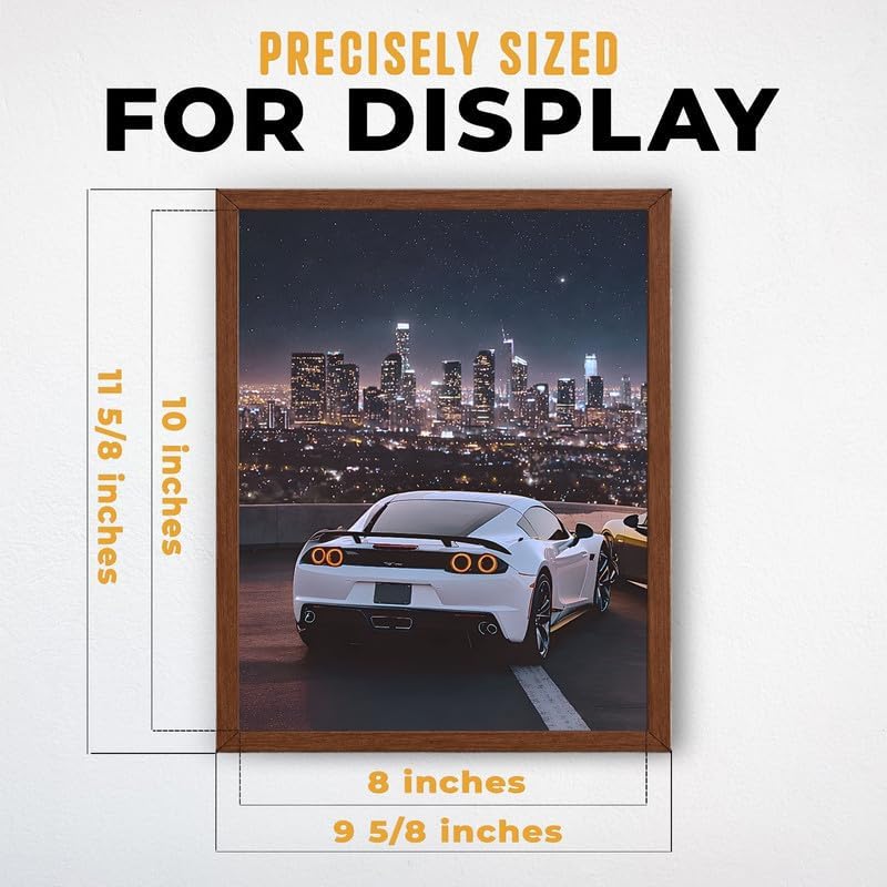 InkFlow Posters City Skyline Sports Car Canvas Poster - Image 3
