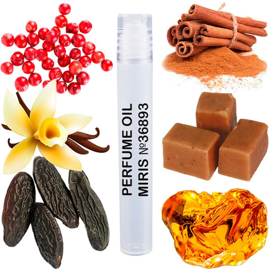 MIRIS Perfume Oil No. 36893, Inspired by Strong With You Intens, Long-Lasting Men Roll-On, Rollerball 0.34 Fl Oz / 10 ml