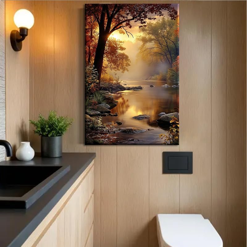 Serene Landscape Canvas Wall Art - Image 7