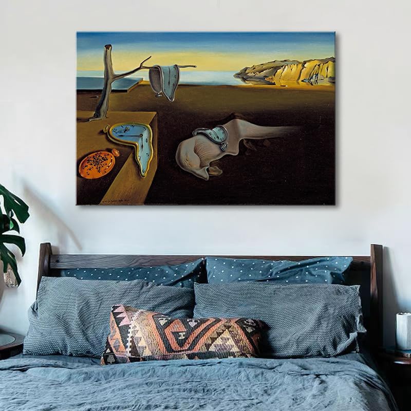 weiyiart Salvador Dali Canvas Wall Art The Persistence of Memory Painting - Image 3