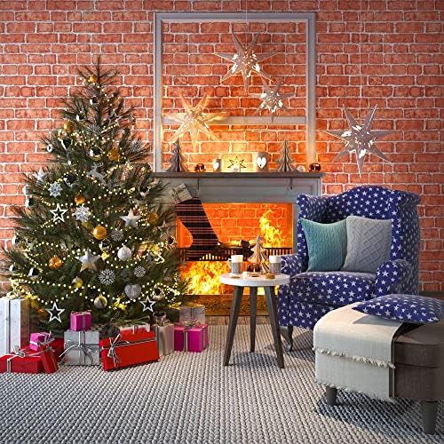 Cohoo Home Red Brick Wallpaper Peel and Stick Contact Paper Faux 118”×18” - Image 3