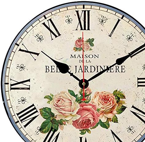 14 Inch Silent Non-Ticking Roman Numerals Wall Clock - Image 5