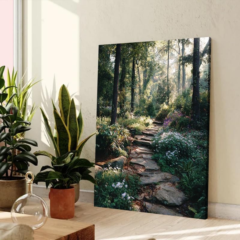 Serene Landscape Canvas Wall Art - Image 4