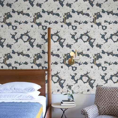 JiffDiff Tree Wallpaper Peel and Stick Jungle Wall Paper Forest Mural Stick on - Image 6