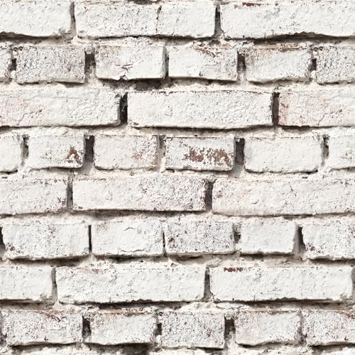 tiltil Brick Peel and Stick Wallpaper Faux Brick Wallpaper 17.7" × 197" by TilTil