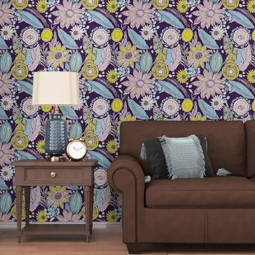 Laatse Boho Wallpaper Peel and Stick 17.5"x118" - Image 6
