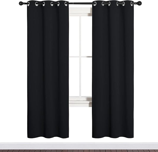 NICETOWN Bathroom Blackout Thermal Curtains and Drapes by NICETOWN