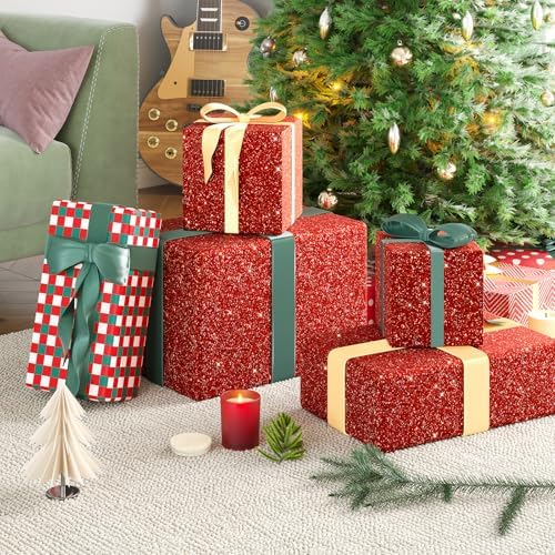 Sparkle Red Glitter Wallpaper Stick and Peel Glitter Contact Paper 15.7"x160" - Image 7