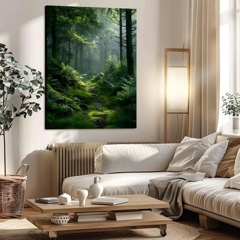 Serene Landscape Canvas Wall Art - Image 2