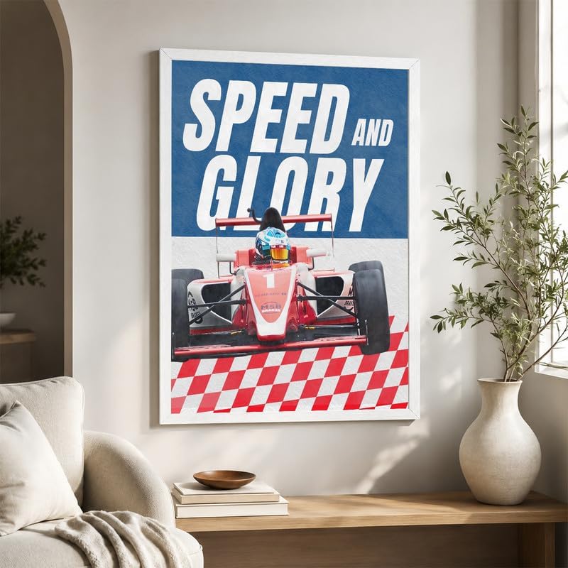 InkFlow Posters Racing Car Canvas Poster - Image 6
