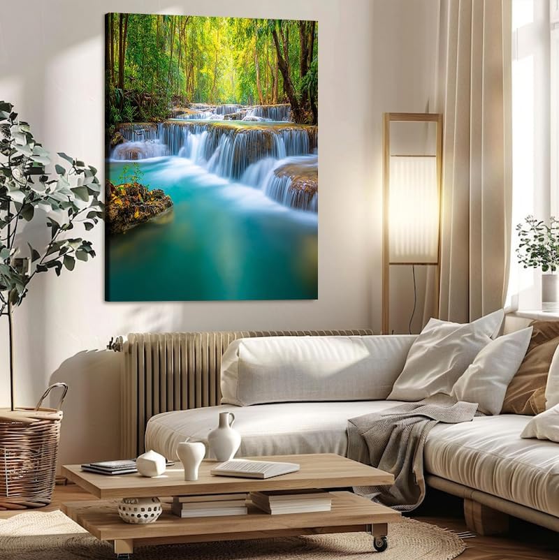 Serene Landscape Canvas Wall Art - Image 2